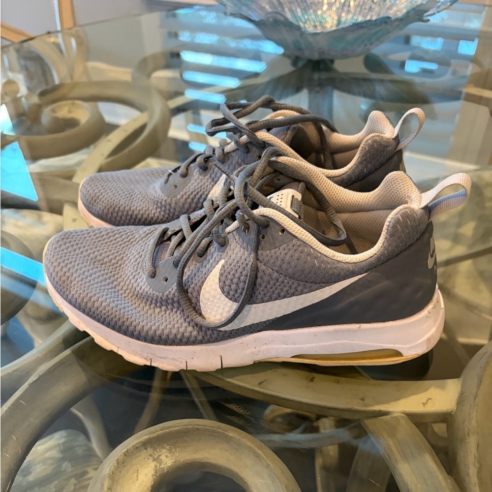 Nike Air Grey and White Sneakers